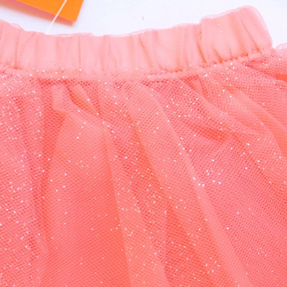 Gymboree Baby Girl Mesh Tulle Tutu Skirt Set 6-9 Mo Pink‎ Coral Lot of Two